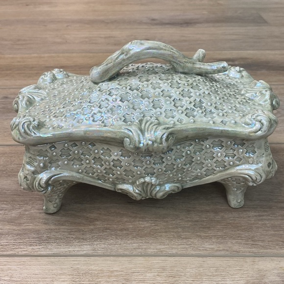 Vintage Italian Ceramic Lidded Trinket Box - Picture 7 of 16